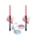 Avon Glimmerstick Lift Lip Pencil - Pink Cashmere 2 Pack + Lovider Pocket Mirror Gift