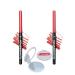 Avon Glimmerstick Lift Lip Pencil - Coral Desire 2 Pack + Lovider Pocket Mirror Gift