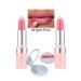 Avon Hydramatic Shiny Lipstick - Bright Pink 2 Pack + Lovider Pocket Mirror Gift