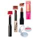 Avon Eternal Flame Lipstick + Tinted Plum + Marvellous Mocha Matte Lipstick + Blossom Lip Oil + Lovider Pocket Mirror