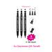 GXMPRO Eyeliner Waterproof Double Sided Eyeliner - Eyeliner Star Flower Heart Eyeliner (3 Pieces)