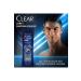 Clear Men 3 In 1 Shampoo & Shower Gel Purifying Charcoal For Hair Face Body 350ml X2 - Buy Online on GoSupps.com