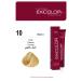 Exicolor 10 PLATINUM Permanent Cream Hair Dye 60ml