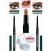 Avon Lift Eyeliner Shimmer Emerald Glow 2 Pack + Marvellous Mocha Matte Lipstick + Lovider Pocket Mirror