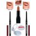 Avon Lift Eyeliner Cherry Red 2 Pack + Marvellous Mocha Matte Lipstick + Lovider Pocket Mirror