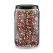 Ginger Organic Colored Black Pepper A Jar 660 cc. 4 Color Mix Black Peppercorn in Glass Jar 4 Color Peppercorn