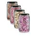 Ginger Organic 4 Types of Bud Rose Dried Pink White Red Orange Color Rose Jar 660 cc. x4 Glass Jar