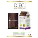 Dieci Ammonia Free Kit Hair Dye 5.7 Light Chestnut Cocoa