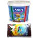 AMORE Malawi Cichlid Mix Granules 3kg Bucket Lotus Koi Gold Fish Mix Pellet 860gr Bag Goldfish Food
