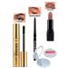Avon Lash Genius Mascara + Black Eyeliner + Nude Suede Matte Lipstick + Lovider Pocket Mirror