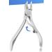 Xolo Wide Mouth Silver Pedicure Nipper Cobalt Cuticle Cutter Thick Steel XLP502 - Buy Online on GoSupps.com