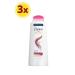 Dove Long Hair Therapy Hair Care Shampoo 600 ml X3