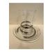 PLUS HOME 6 PERSON TEA CUPS CUT CRYSTAL