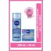 NIVEA Face Cream and Refreshing Face Cleansing Gel Aqua Sensation 200 Ml Make-up Sponge Gift