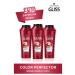 Gliss Color Perfector Color Protection Shampoo - With Hyaluron Elixir and Cranberry Extract 500 ml X 3 Pcs