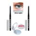 Avon Glimmerstick Lift Eyeliner Glitter - Silver Lights 2 Pack + Lovider Pocket Mirror