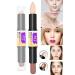 Utelips 2 Color Concealer Stick Pencil Women's Makeup Set Double Ended Stick Concealer Professional Face Neck - Buy Online on GoSupps.com