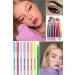 Utelips Eyeliner Pencil Set for Women 8-Colored Eyeliner Colored Shine Pencil Makeup Set