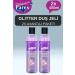 Parex 2 400ml Purple Paradise Glitter Moisturizing Bath and Shower Gel 2-Pack Advantage Antistress