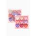MUJGAN 9-Piece Heart Eyeshadow Palette No:1