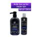 First Lima Professional Anti-Orange Silver Shampoo Set Purple Shampoo for Blonde and Gray Hair 500ml+200ml