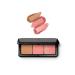 KIKO Face palette with 1 bronzer and 2 blushes in matte and metallic finishes / 01 - Coral