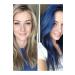 jeans color Ammonia-Free Blue Colored Hair Dye 250 ml Odorless Water-Based Blue Hair Dye Colors Lightened Hair. - Buy Online on GoSupps.com
