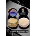 wonderway Intensive Concealer Porcelain Foundation & Transparent Powder Set No: 3 Dark Skin Sponge and Lip Pencil