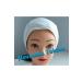 Nevateks Textile Make Up Hair Band with Velcro White Cosmetics Hairdresser Sports Spa