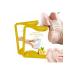 HODAF 1 Pair Sock Type Peelable Lemon Flavored Foot Peeling Mask for Dead Skin and Cracks