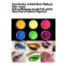 Francheska 6 Pieces Neon Makeup Eye-body Stage Makeup-nail Versatile Night Extra Phosphorescent Pigment
