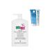 Sebamed Face and Body Liquid Cleanser 1000ml + La Roche Posay Effaclar Introduction Kit - Buy Online on GoSupps.com