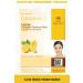 Dermal Brightening Supportive and Moisturizing Lemon Essence Collagen Mask 23 gr