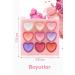 MUJGAN 9-Piece Heart Eyeshadow Palette No:2 - Buy Online on GoSupps.com