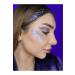 mov Gel Form Shiny Glitter Face Makeup & Body &hair No:1 Purple 8681763003013