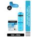 Neutrogena Hydro Boost Water Gel Cleanser + Moisturizer for Dry Skin + Hair Band.