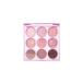 Amuse Eye Vegan Color Palette (KORENDY) Skin Tone Compatible Natural Silky Eyeshadow Palette 0.6 X 9g #02 Cool Rose