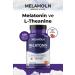 Melamoon Natural Melatonin and Theanine Containing 120 Tablets Supplementary Food 3 Mg - Better Quality and Stress-Free Sleep - Buy Online on GoSupps.com