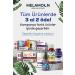 Melamoon Natural Melatonin and Theanine Containing 120 Tablets Supplementary Food 3 Mg - Better Quality and Stress-Free Sleep - Buy Online on GoSupps.com