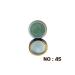 Christine Plus Glitter Single Eyeshadow Soft Color Shiny Eyeshadow Dark-Green No:45 - Buy Online on GoSupps.com