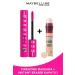 Maybelline New York Lash Sensational Firework Mascara & Instant Anti Age Eraser Concealer - 01 Light Makeup Set