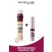 Maybelline New York Instant Anti Age Eraser Concealer - 00 Ivory & Mini Lash Sensational Mascara Makeup Set Concealer
