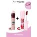 Maybelline New York Instant Anti Age Eraser Concealer 05 Brighten & Lifter Plump Lip Gloss 6 Hot Chili Makeup Set