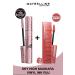 Maybelline New York Lash Sensational Sky High Mascara & Super Stay Vinyl Ink Long-Lasting Liquid Glossy Lipstick 15 Peachy - Buy Online on GoSupps.com