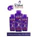 Elseve 3-Piece Anti-Orange Purple Shampoo 200 Ml Set