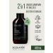 ECOLATIER 2 in 1 Men's Shampoo and Shower Gel Extra Fresh Ginseng Balancing Active Detox 400 ml