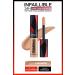 L'Oreal Paris Infaillible 32h Fresh Wear Vitamin C Foundation 125 & All-Around Concealer 327 Cashmere - Buy Online on GoSupps.com