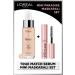 L'Oreal Paris True Match Nude Foundation Serum 0.5-2 Very Light & Mini Paradise Mascara 4.7 Ml Makeup Set