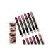 Lesvip's Jumbo size glitter eyeshadow eyeliner & glitter lip pencil set of 6