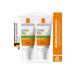 La Roche Posay Anthelios Anti Shine Dry Touch Finish Mattifying Effect Gel Cream Spf50 50 ml 2 Pcs